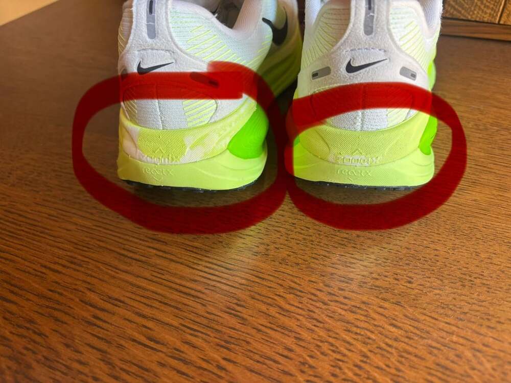 Nike Vomero 18 White Electric Green Volt Running Shoes-6 - Picture 12 of 12